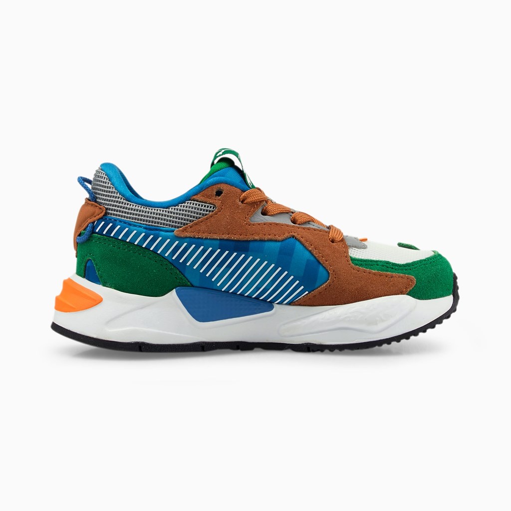 Amazon Green / Castlerock Puma PUMA x MINECRAFT RS-Z Little Boys' Sneakers | 4782AVYGS