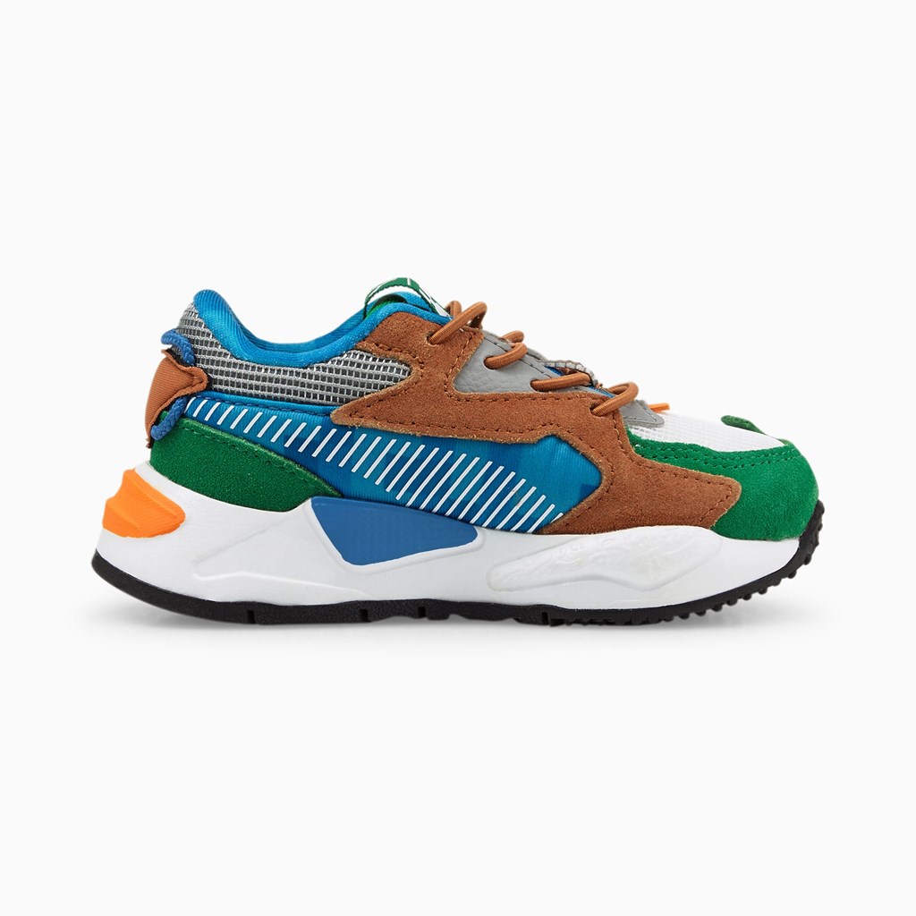 Amazon Green / Castlerock Puma PUMA x MINECRAFT RS-Z Toddler Boys' Sneakers | 9208KBIZW