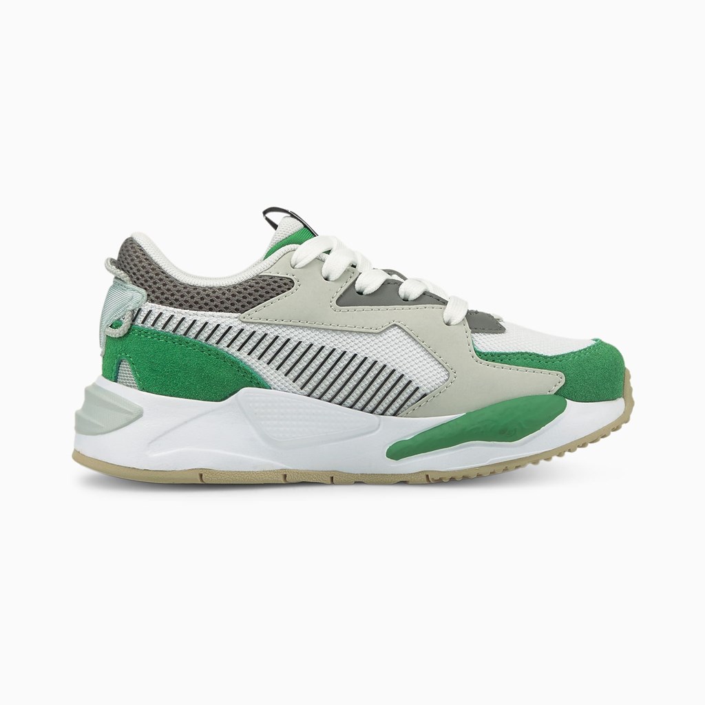 Amazon Green / White Puma RS-Z College Little Boys' Sneakers | 0275WQDVY