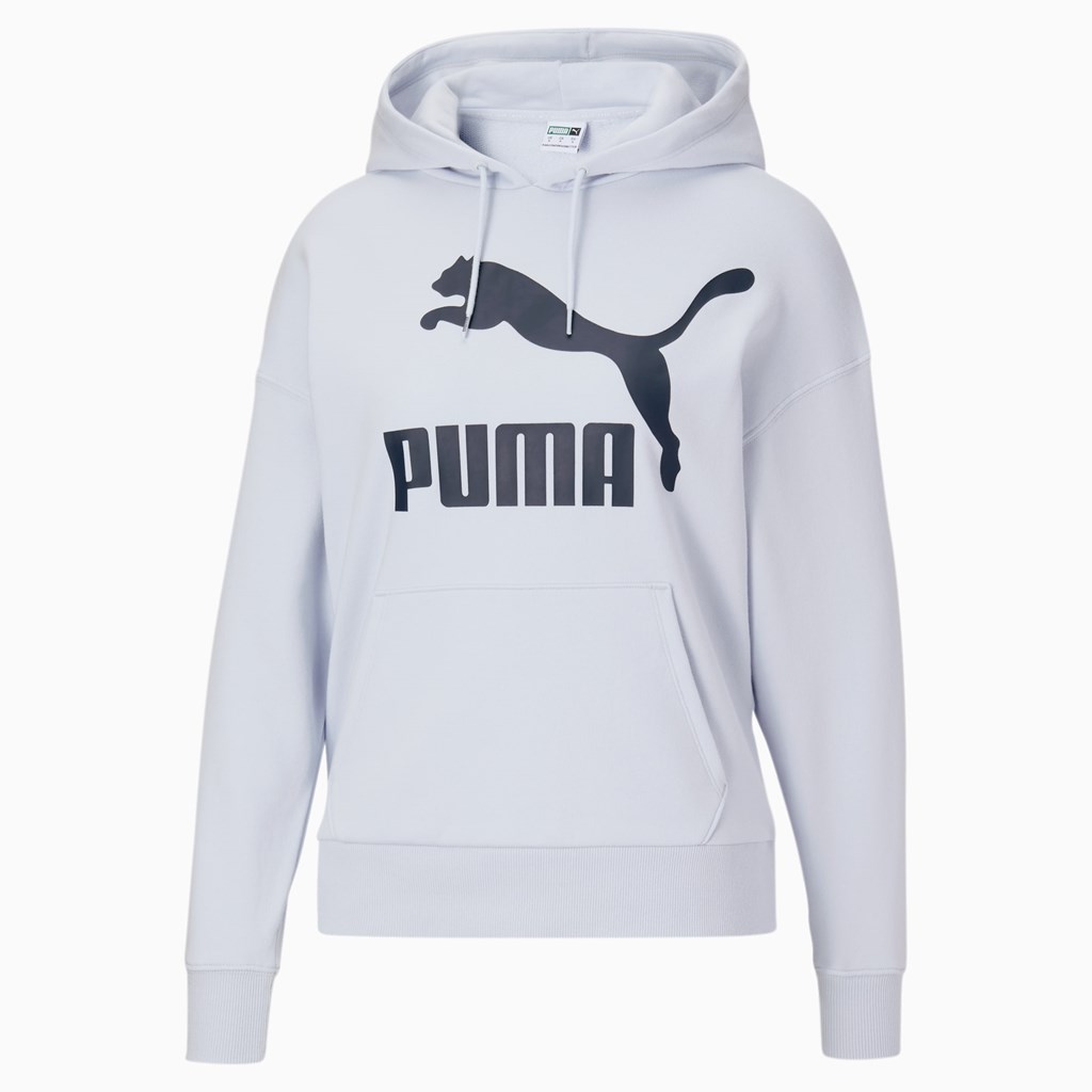 Arctic Ice Puma Classics Logo Women's Hoodie | 6318BPWAZ