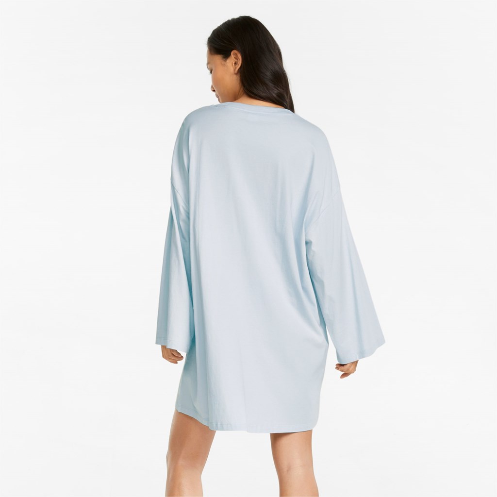 Arctic Ice Puma Classics Long Sleeve Tee Women's Dress | 9460YCZVE