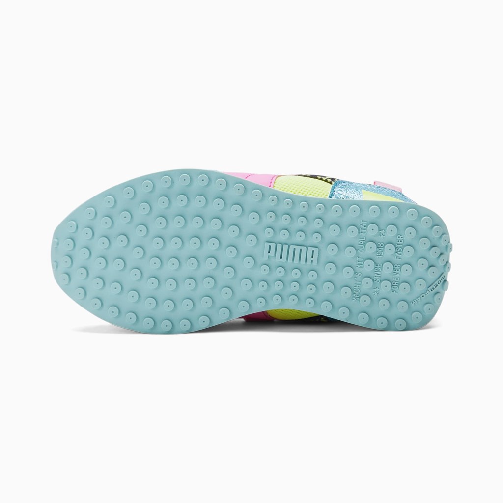 Aruba Blue / Luminous Pink Puma Puma X L.O.L. Surprisefuture Rider Vrqt Little Girls' Sneakers | 0745THNYI