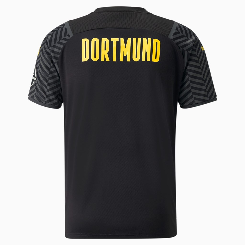 Asphalt / Black Puma BVB Away Replica Men's Jersey | 3125AQVHF