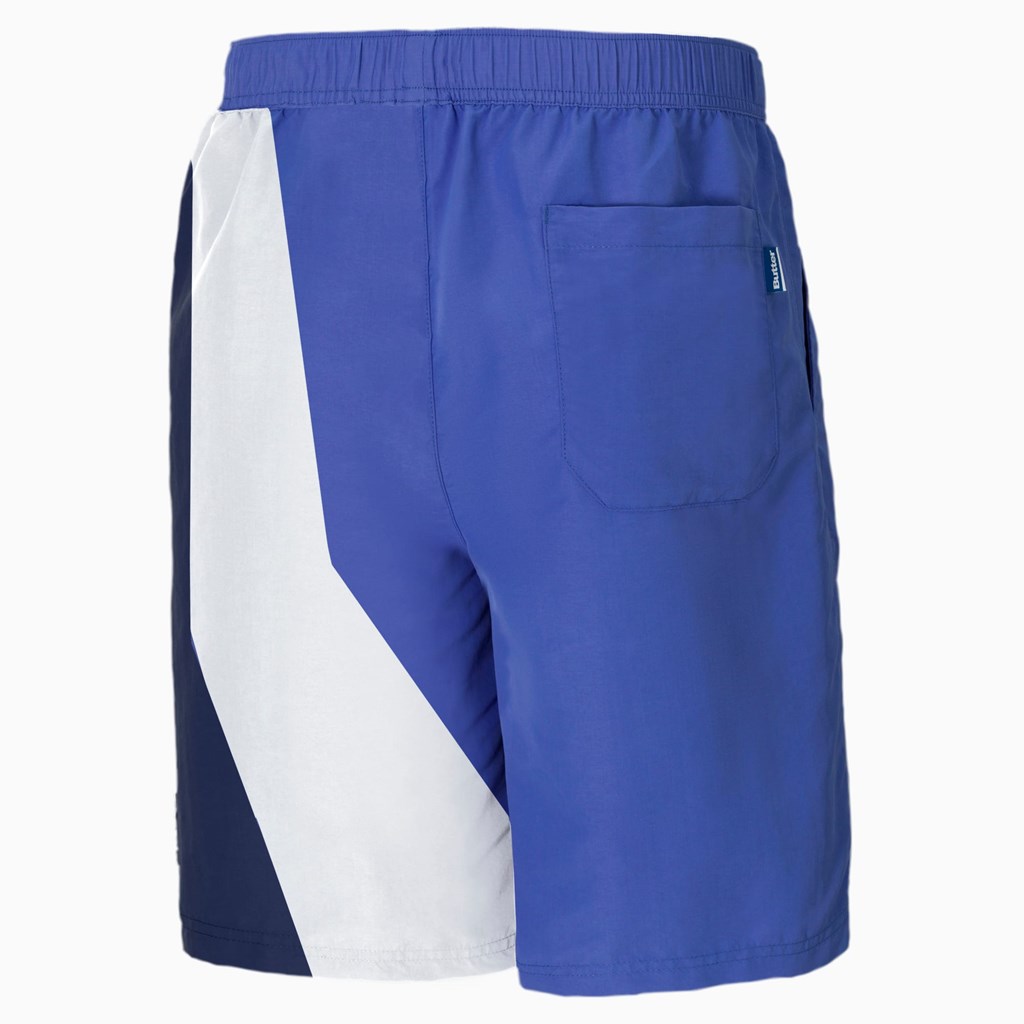 Baja Blue / .AOP Puma PUMA x BUTTER GOODS Men's Shorts | 2653HWRIT