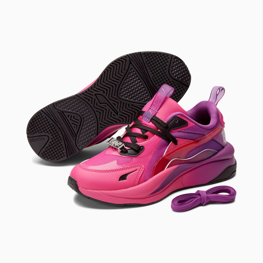 Beetroot Purple / Byzantium Puma Puma X Bratz Rs-curve Jr Girls' Sneakers | 0385OYDAW