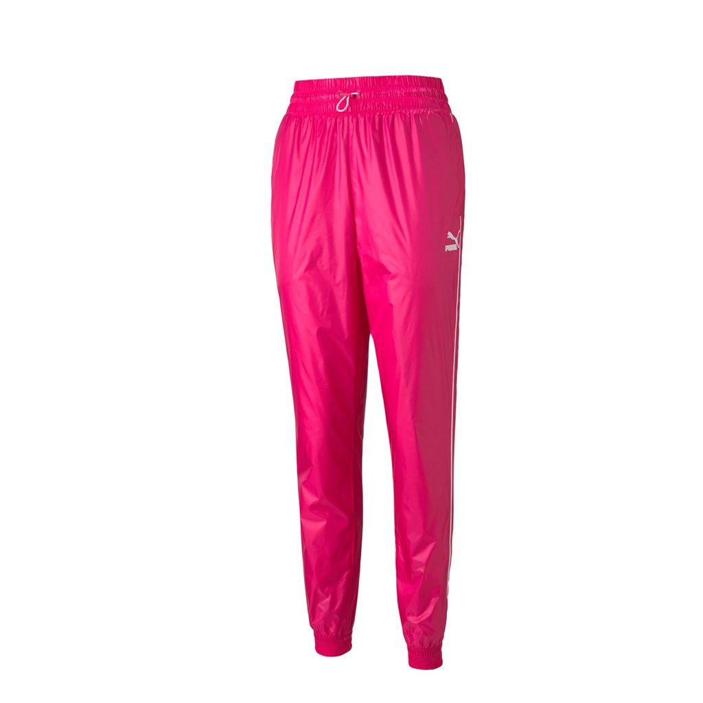 Beetroot Purple / CLights Puma Iconic T7 Woven Track Women's Pants | 2705ZSWQO