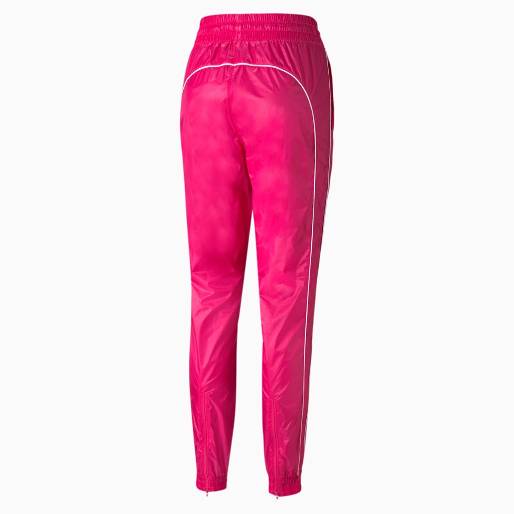 Beetroot Purple / CLights Puma Iconic T7 Woven Track Women's Pants | 2705ZSWQO