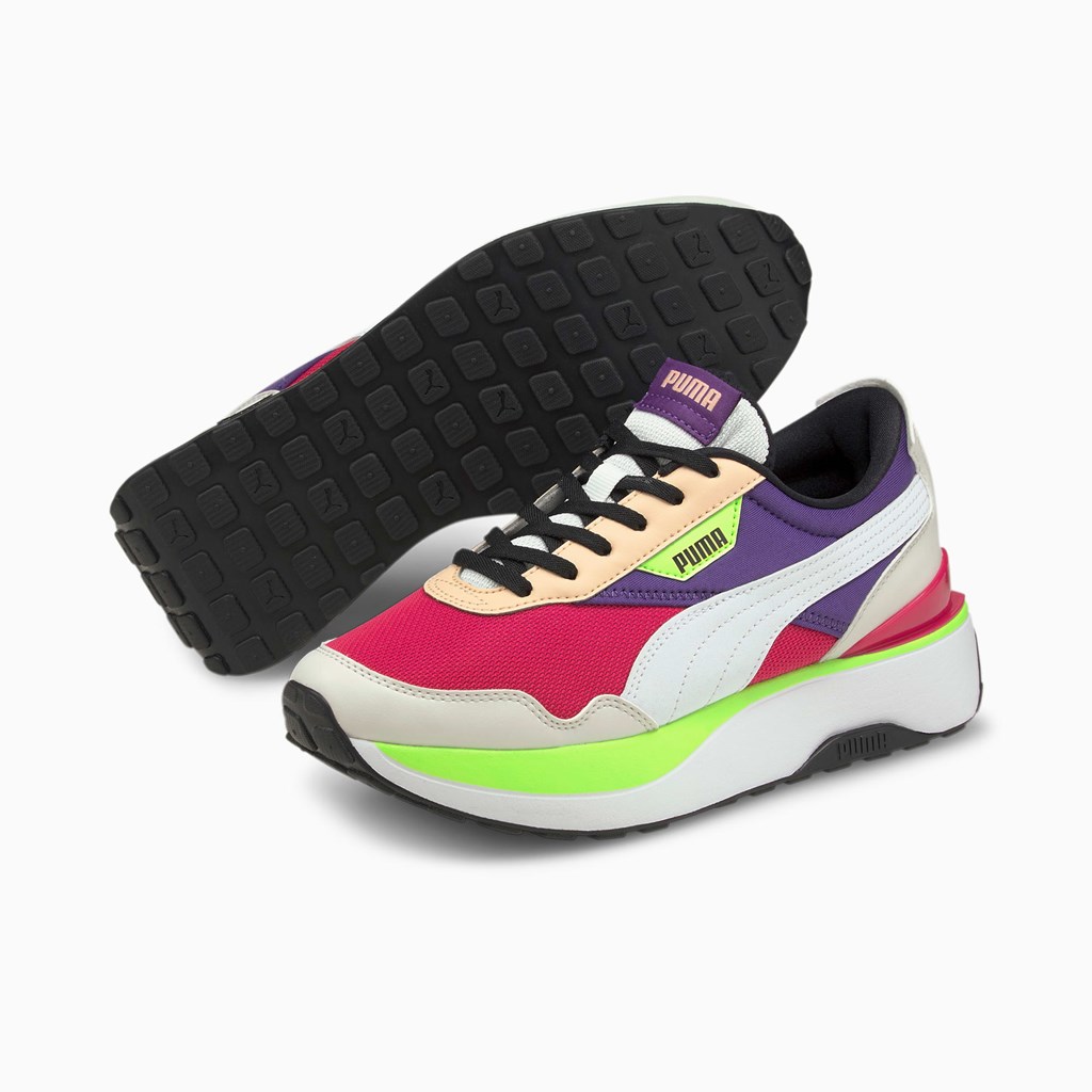 Beetroot Purple / Prism Violet Puma Cruise Rider Flair  Women's Sneakers | 2104EJXYL