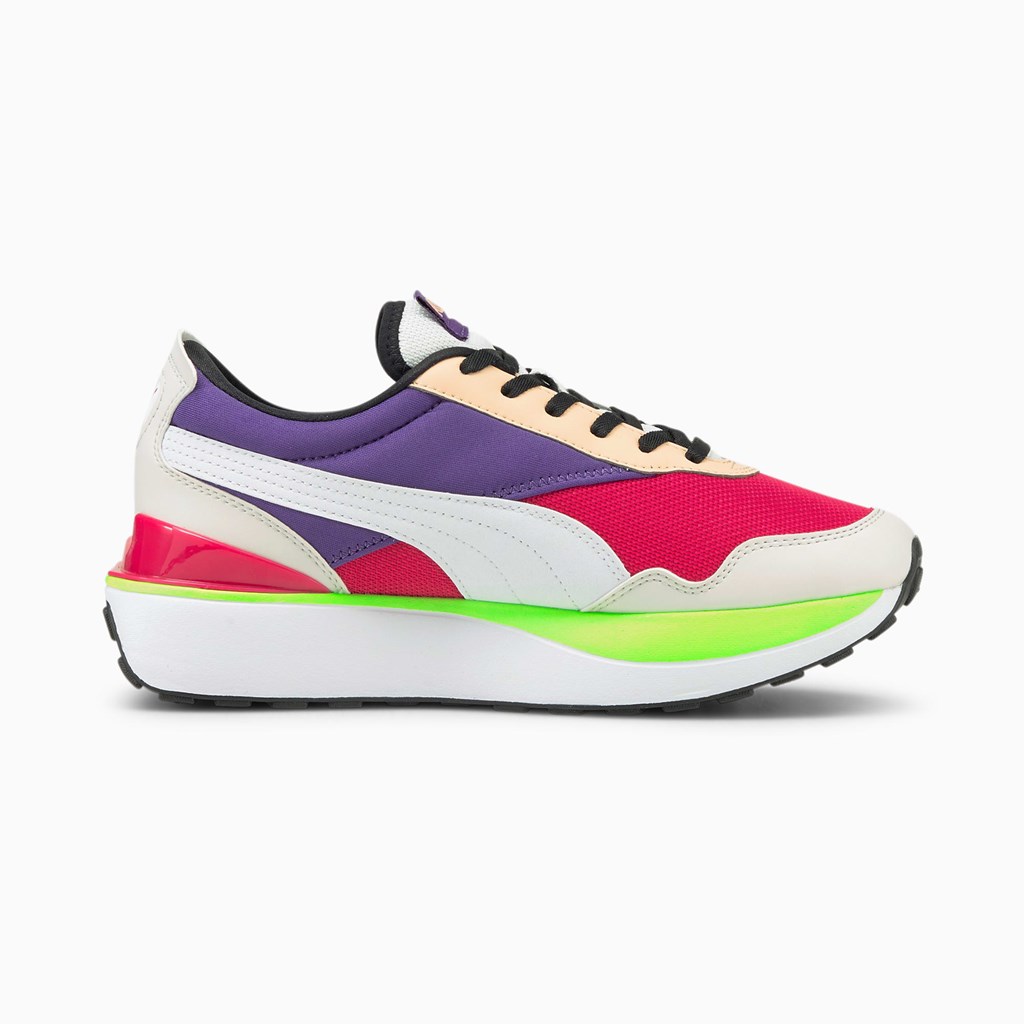 Beetroot Purple / Prism Violet Puma Cruise Rider Flair  Women's Sneakers | 2104EJXYL