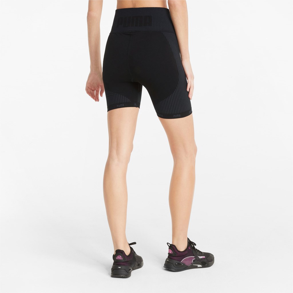 Black / Asphalt Puma FORMKNIT 5" Training Women's Shorts | 5601IKRFB