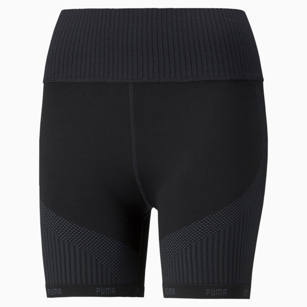 Black / Asphalt Puma FORMKNIT 5" Training Women's Shorts | 5601IKRFB