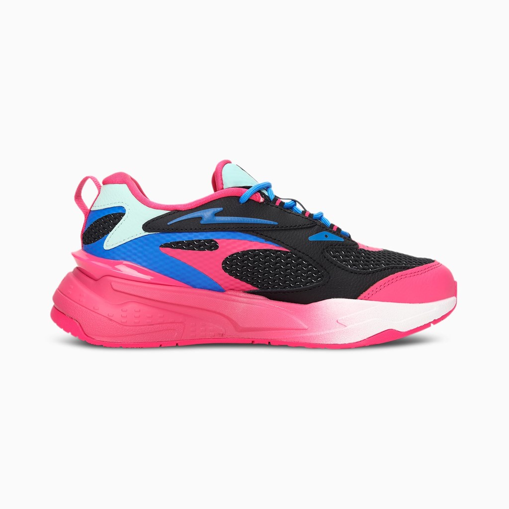 Black / Beetroot Purple / Bluemazing Puma RS-Fast Surveillance  Women's Sneakers | 7521XQRBI