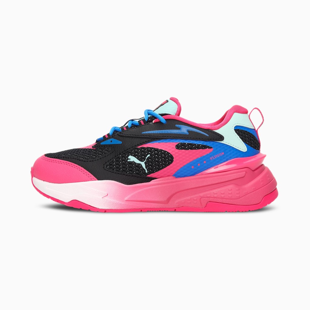 Black / Beetroot Purple / Bluemazing Puma RS-Fast Surveillance  Women\'s Sneakers | 7521XQRBI