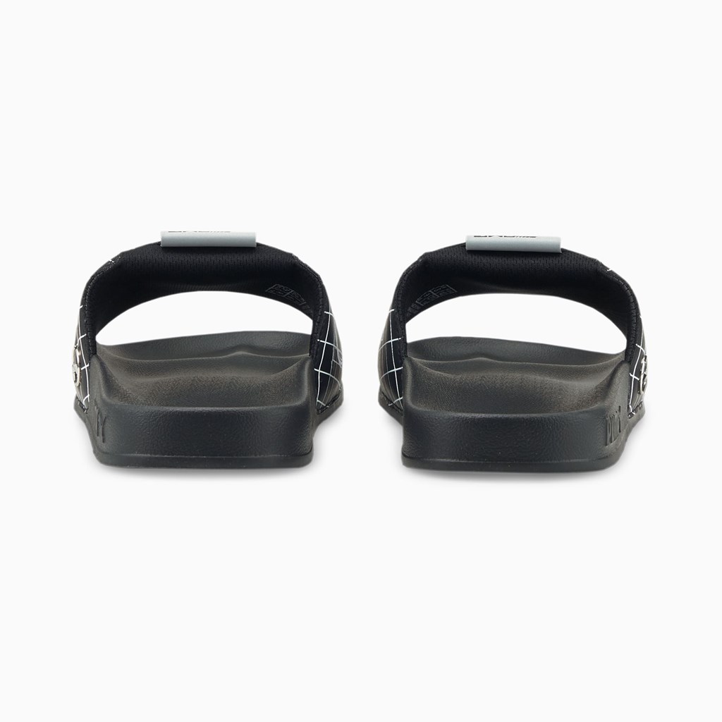 Black / Black Puma Mercedes F1 Leadcat 2.0 Men's Sandals | 6128BLVJS