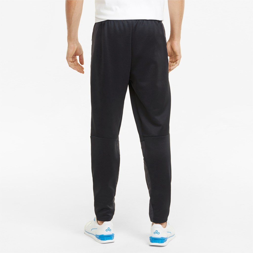 Black / Black Puma PUMA x CLOUD9 Esports Track Men's Pants | 9043CAKSI