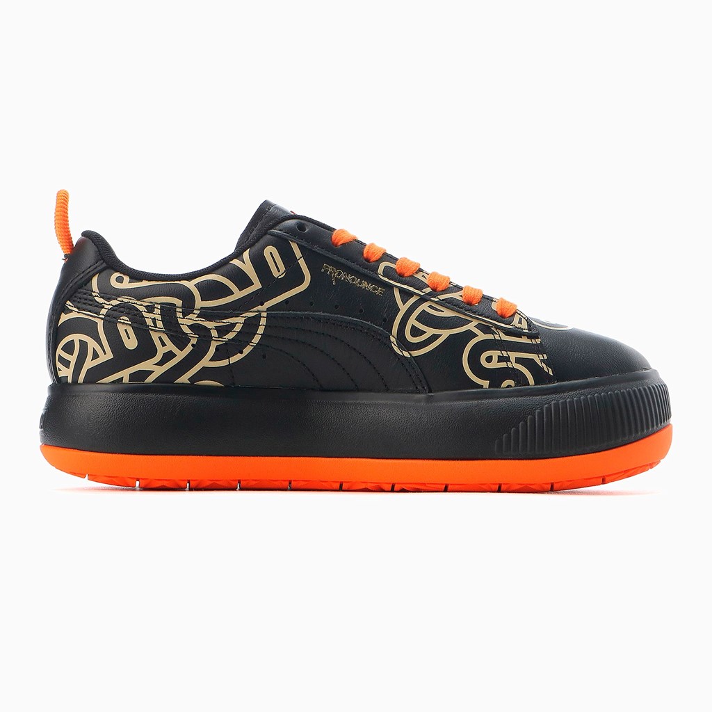 Black Black Puma PUMA x PRONOUNCE Mayu Suede  Women's Sneakers | 3479HRJPY