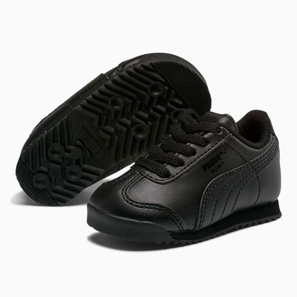 Black / Black Puma Roma Basic Toddler Boys' Sneakers | 2803PZSUJ