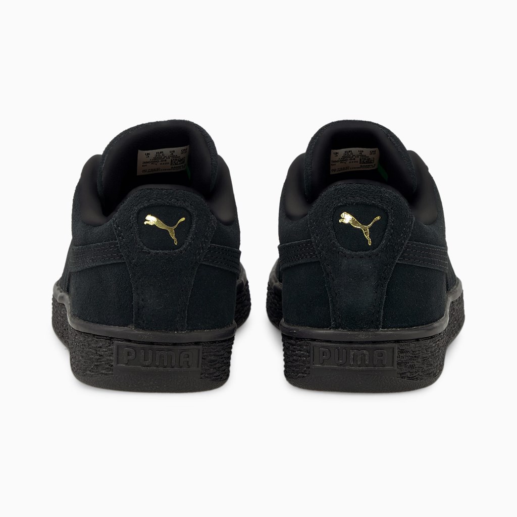 Black / Black Puma Suede Classic XXI JR Boys' Sneakers | 4310LWVIZ