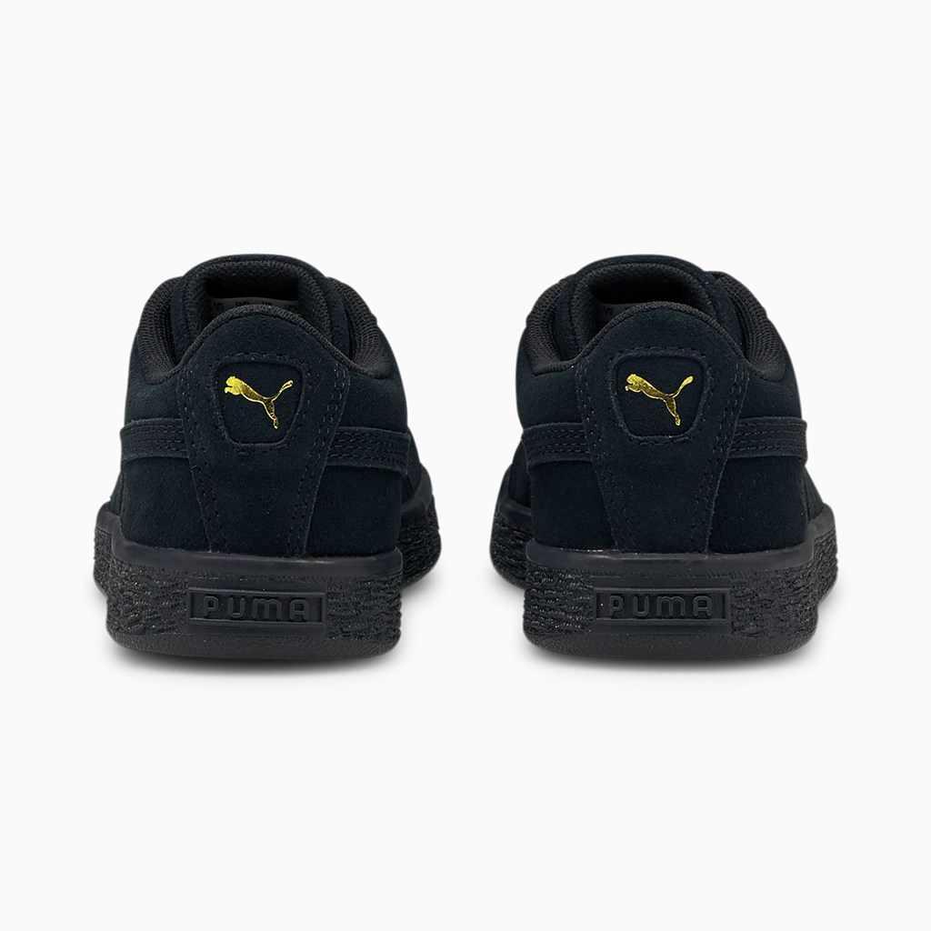 Black / Black Puma Suede Classic XXI Little Boys' Sneakers | 1803FRUQJ