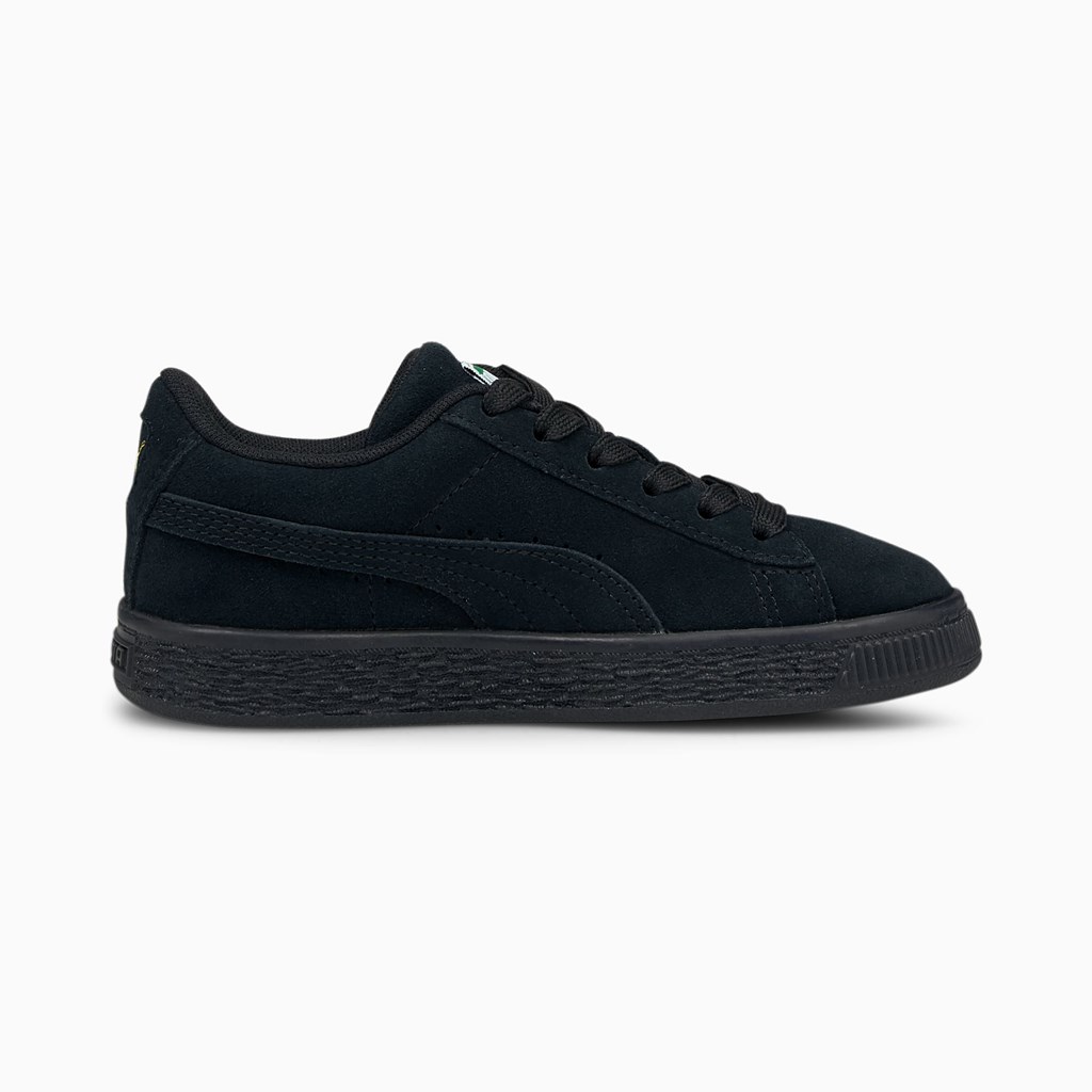 Black / Black Puma Suede Classic XXI Little Boys' Sneakers | 1803FRUQJ