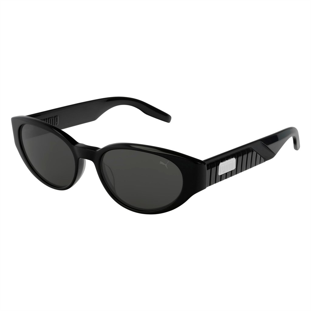 Black / Black / Smoke Puma Victoria Beach Cat Eye Women\'s Sunglasses | 2309NZICG