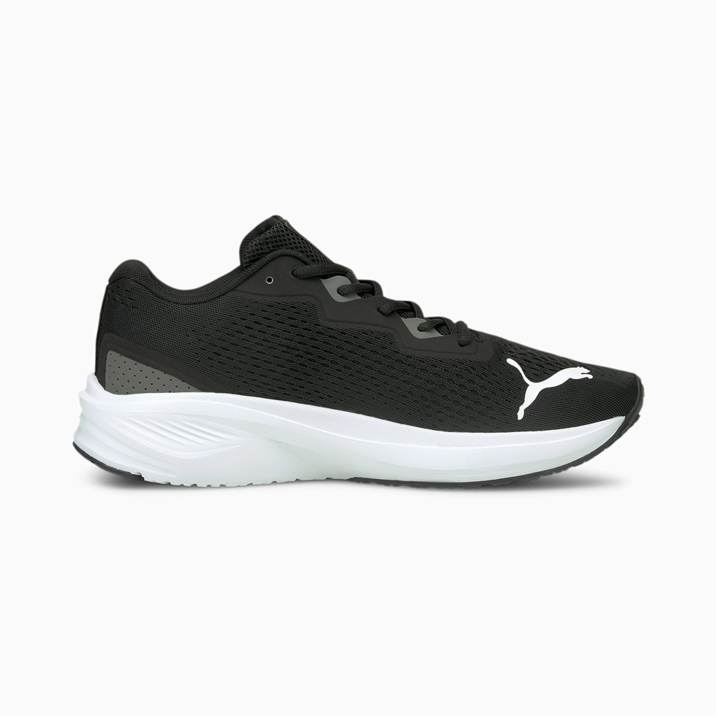 Black / Castlerock Puma Aviator Men's Running Shoes | 8501OKYCP