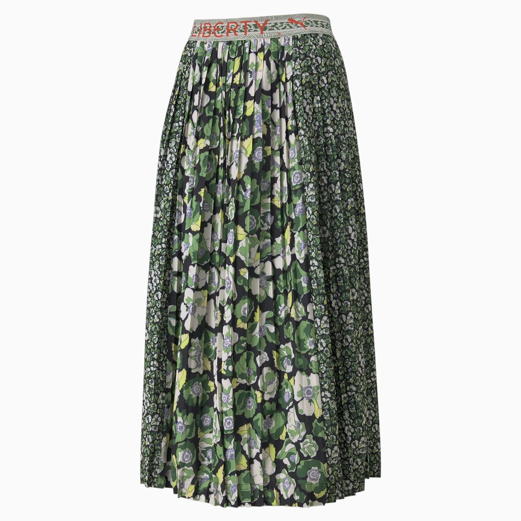 Black / Flower AOP Puma PUMA x LIBERTY Printed Pleated Women's Skirt | 0967MZQSW