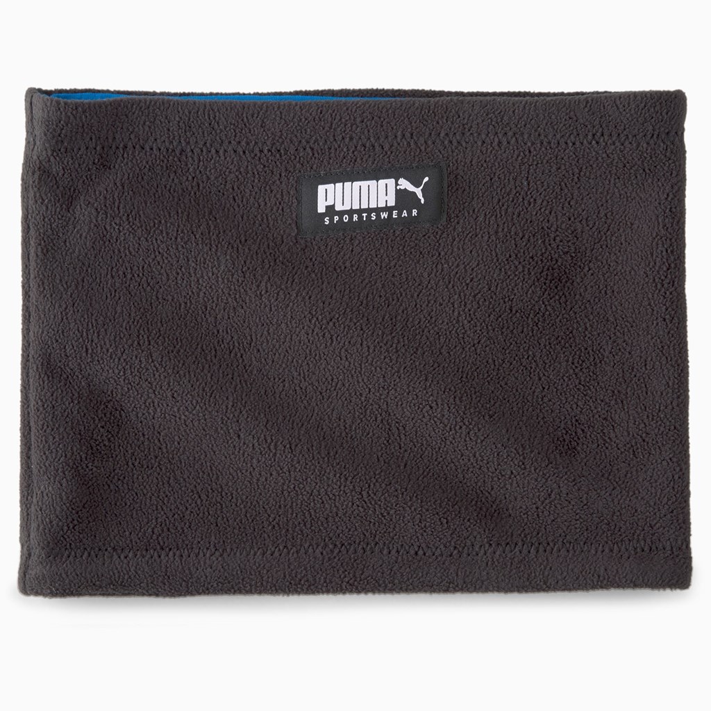 Black / Future Blue Puma Reversible Neck Warmer Men\'s Warmer | 8152RBELY