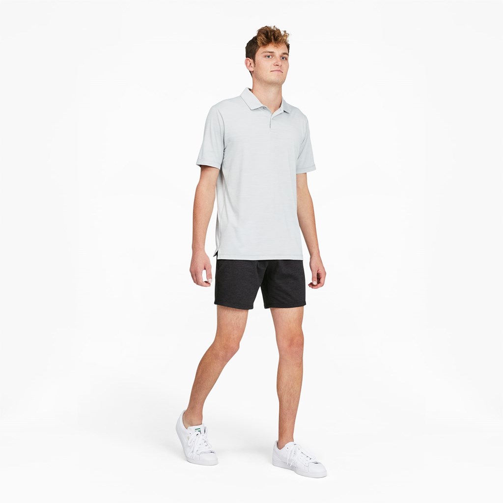 Black Heather Puma CLOUDSPUN GRYLBL Golf Men's Shorts | 1845SMIKD