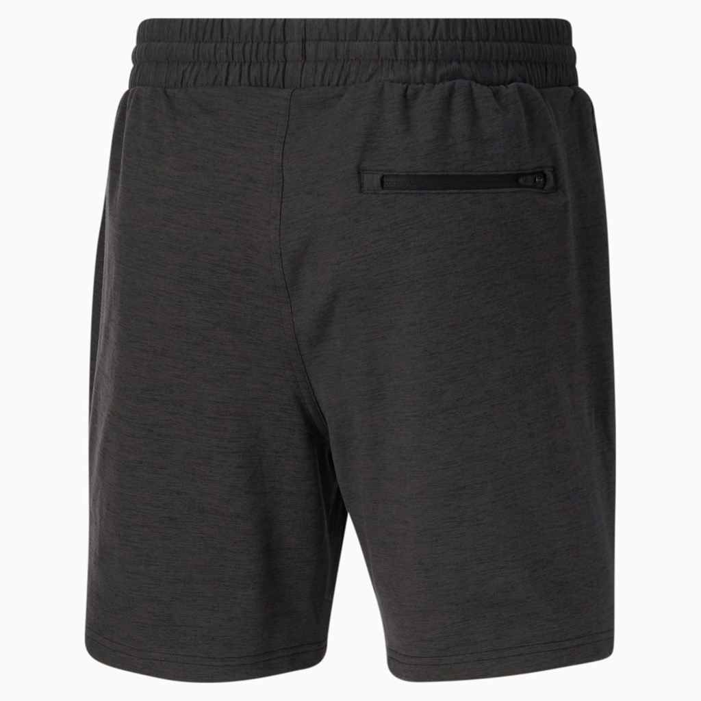 Black Heather Puma CLOUDSPUN GRYLBL Golf Men's Shorts | 1845SMIKD