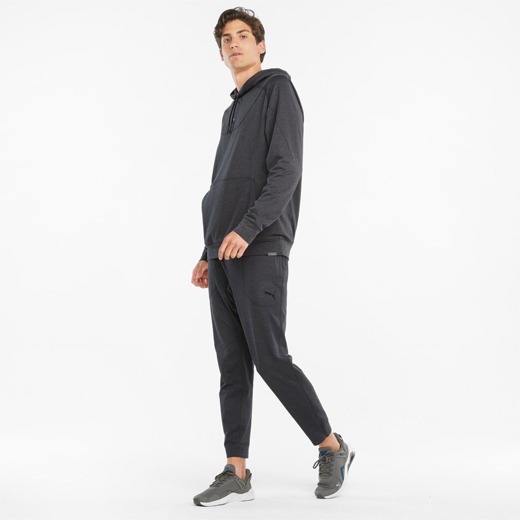 Black Heather Puma CLOUDSPUN Training Men's Pants | 9085PNLIE