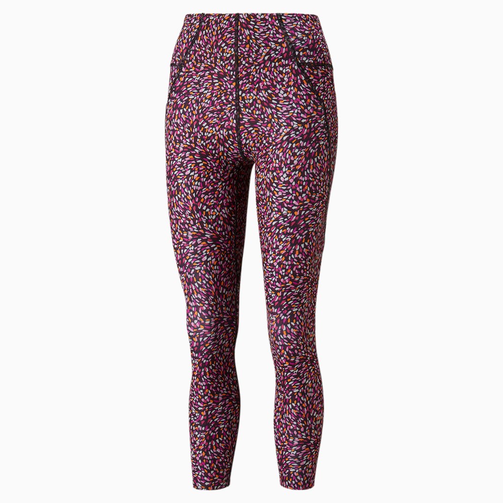 Black / Multi print Puma Forever Luxe Graphic Training Women's Leggings | 3092CPBTH