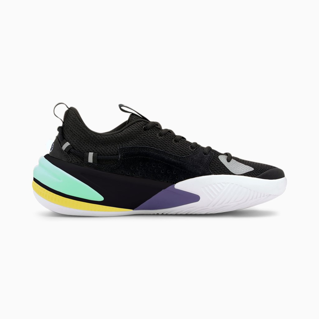 Black / Nrgy Red Puma RS-DREAMER JR Girls' Basketball Shoes | 4071DJGTR