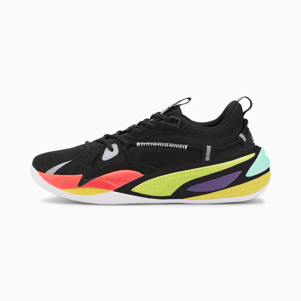 Black / Nrgy Red Puma RS-DREAMER JR Girls\' Basketball Shoes | 4071DJGTR