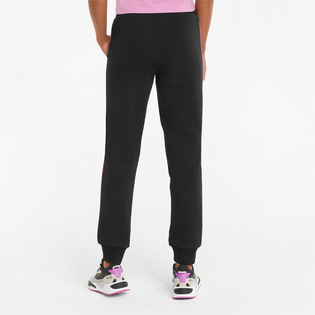 Black / Opera Mauve Puma Iconic T7 Track Women's Pants | 5638NMBCU