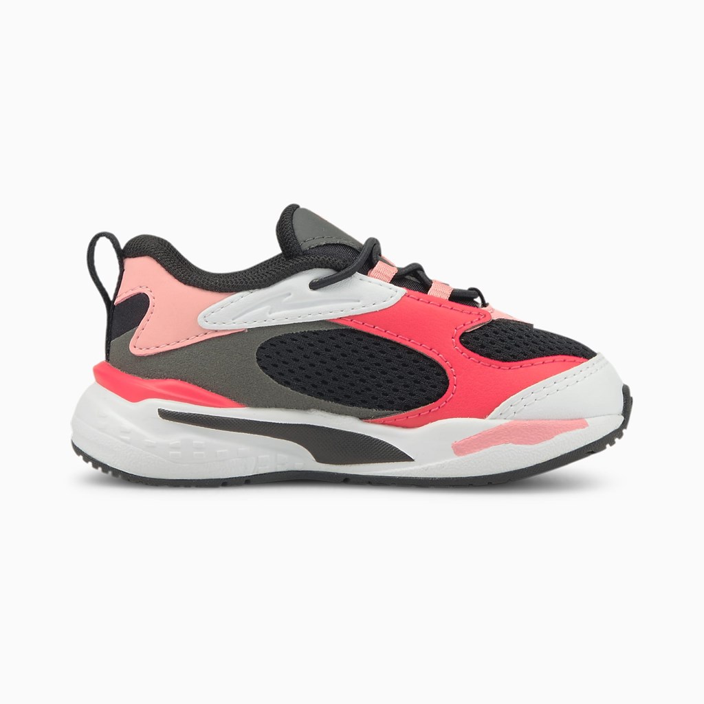 Black / Peony / Paradise Pink Puma RS-Fast Toddler Boys' Sneakers | 2895IFXMP