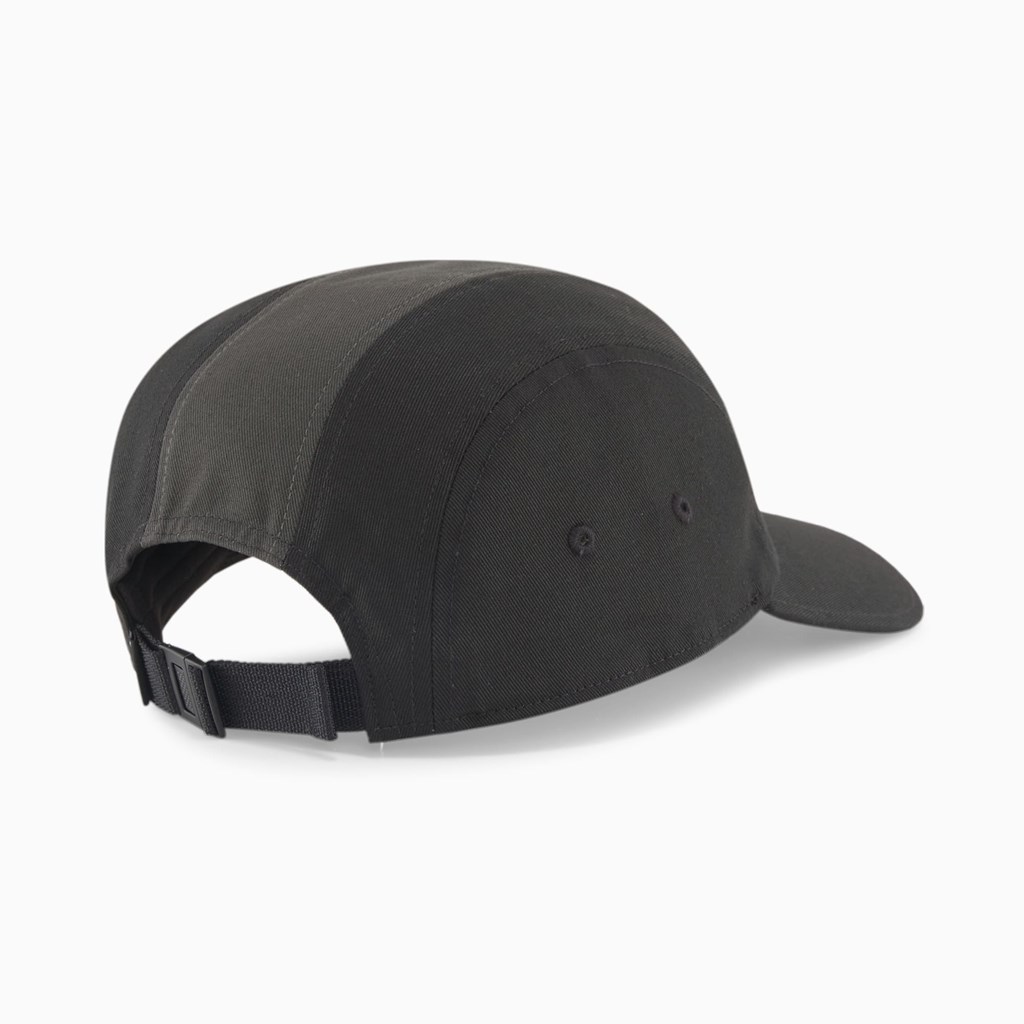 Black Puma 5-Panel Men's Cap | 2513AJTBW