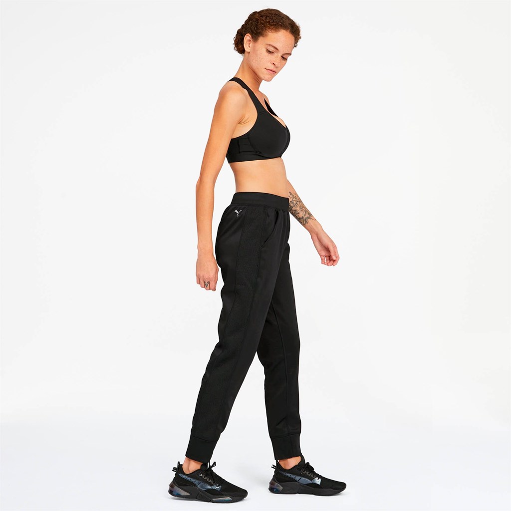 Black Puma After Glow Women's Sweatpants | 0249AZWTN