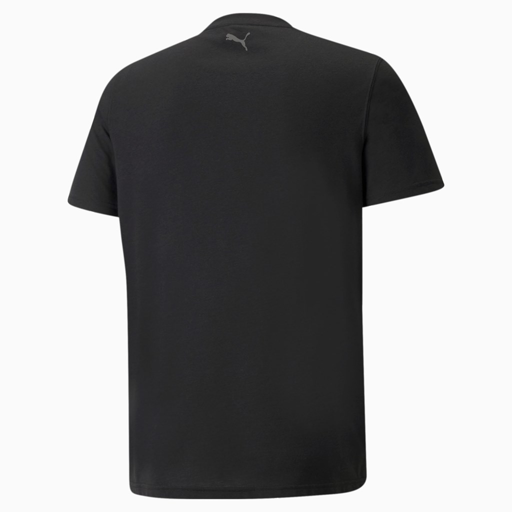 Black Puma All Tournament Basketball Men's Tee | 3870WOZBH