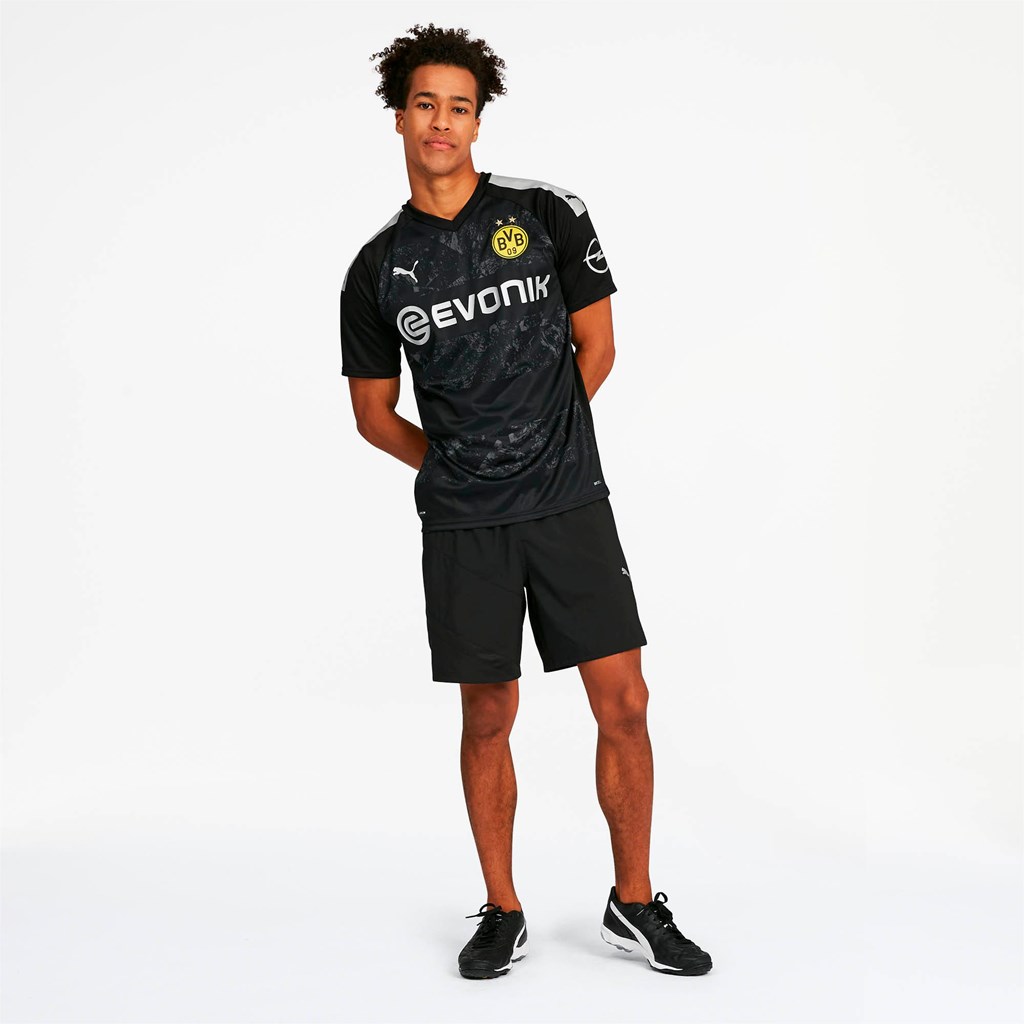 Black Puma BVB Away Replica Men's Jersey | 3194SYMEP