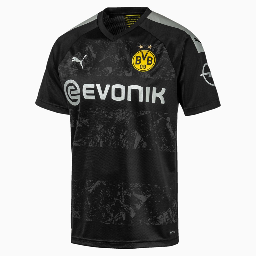 Black Puma BVB Away Replica Men\'s Jersey | 3194SYMEP