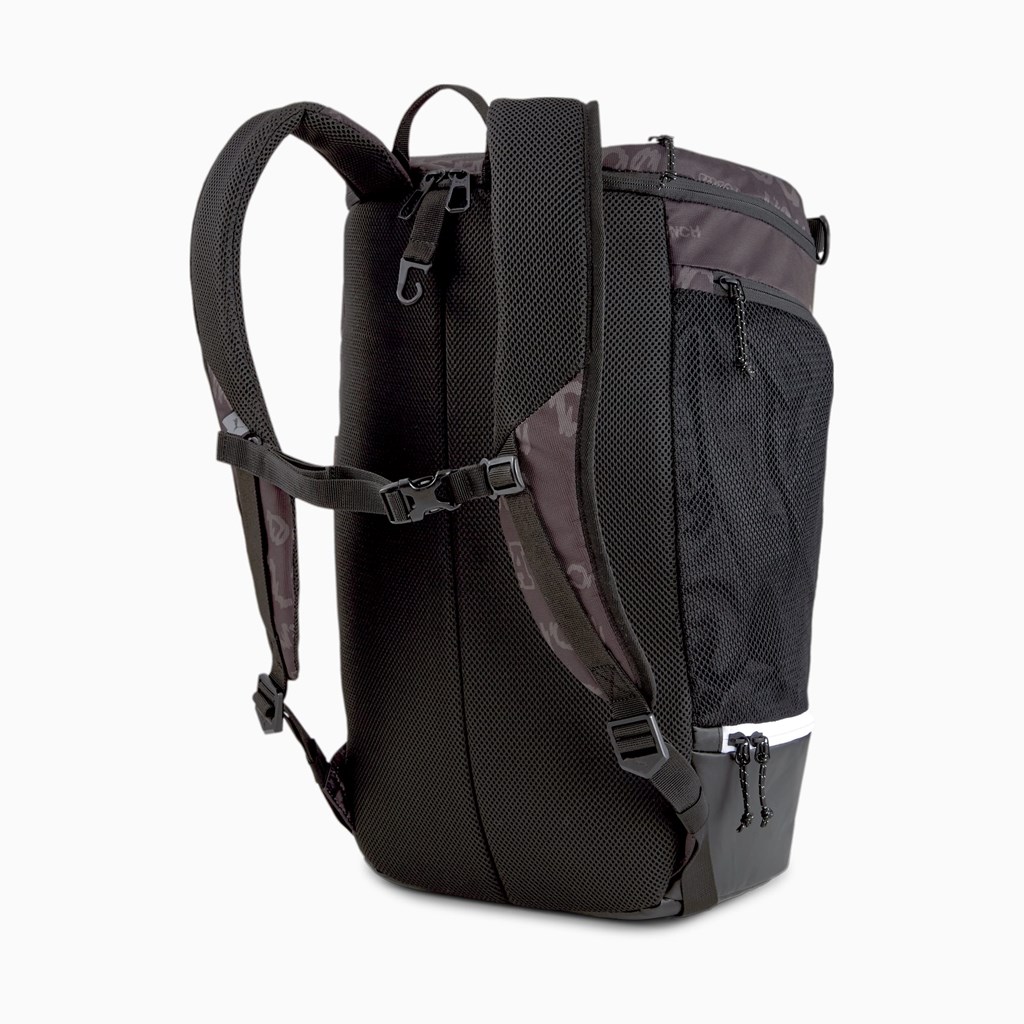 Black Puma Basketball Pro Men's Backpack | 5028GVMCI