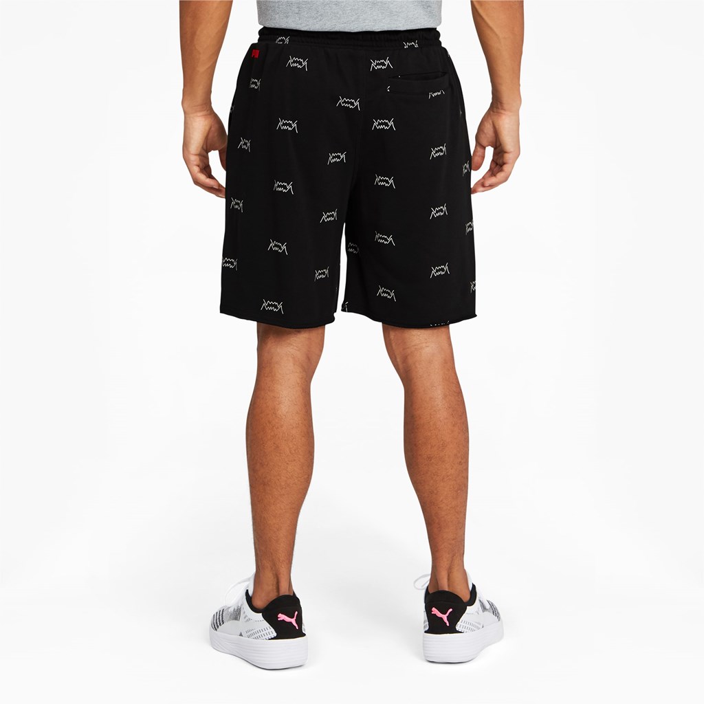 Black Puma Blue Chip Basketball Men's Shorts | 2716FIWYB