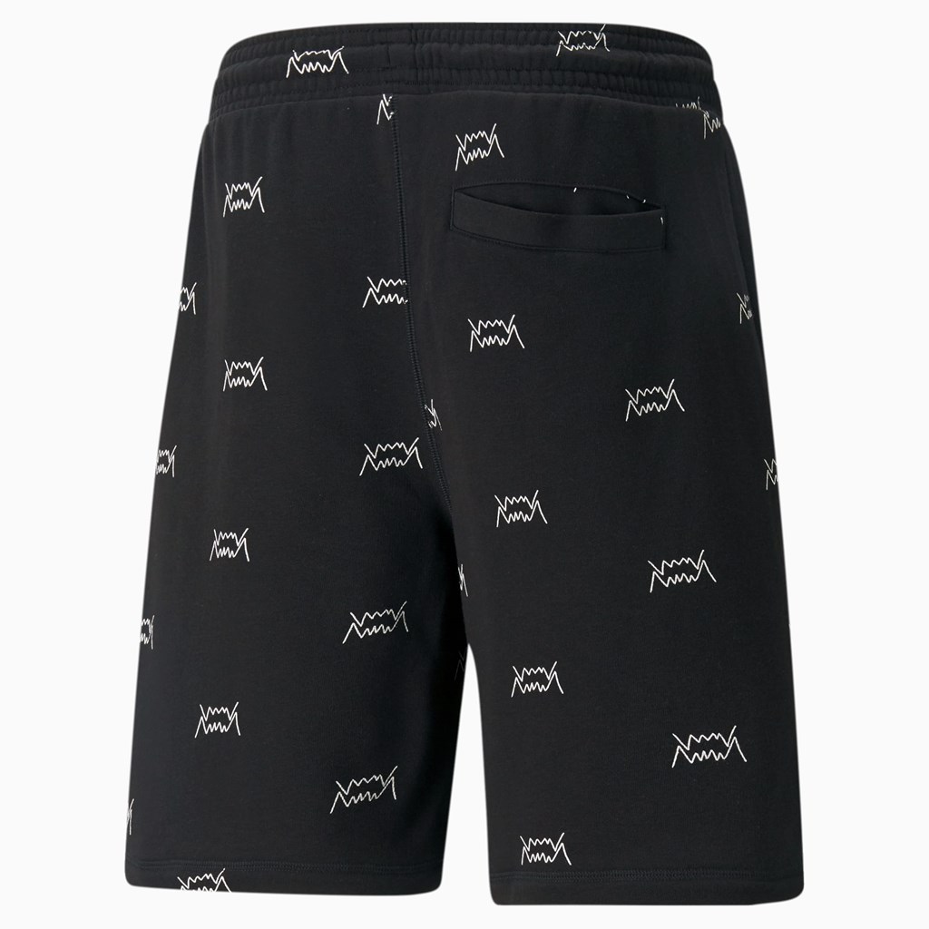 Black Puma Blue Chip Basketball Men's Shorts | 2716FIWYB