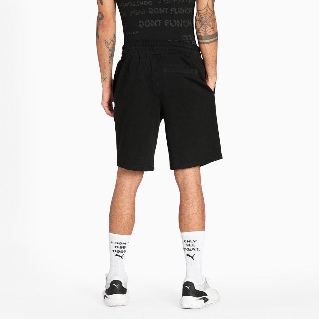 Black Puma Booster Basketball Men's Shorts | 6527OTDVG