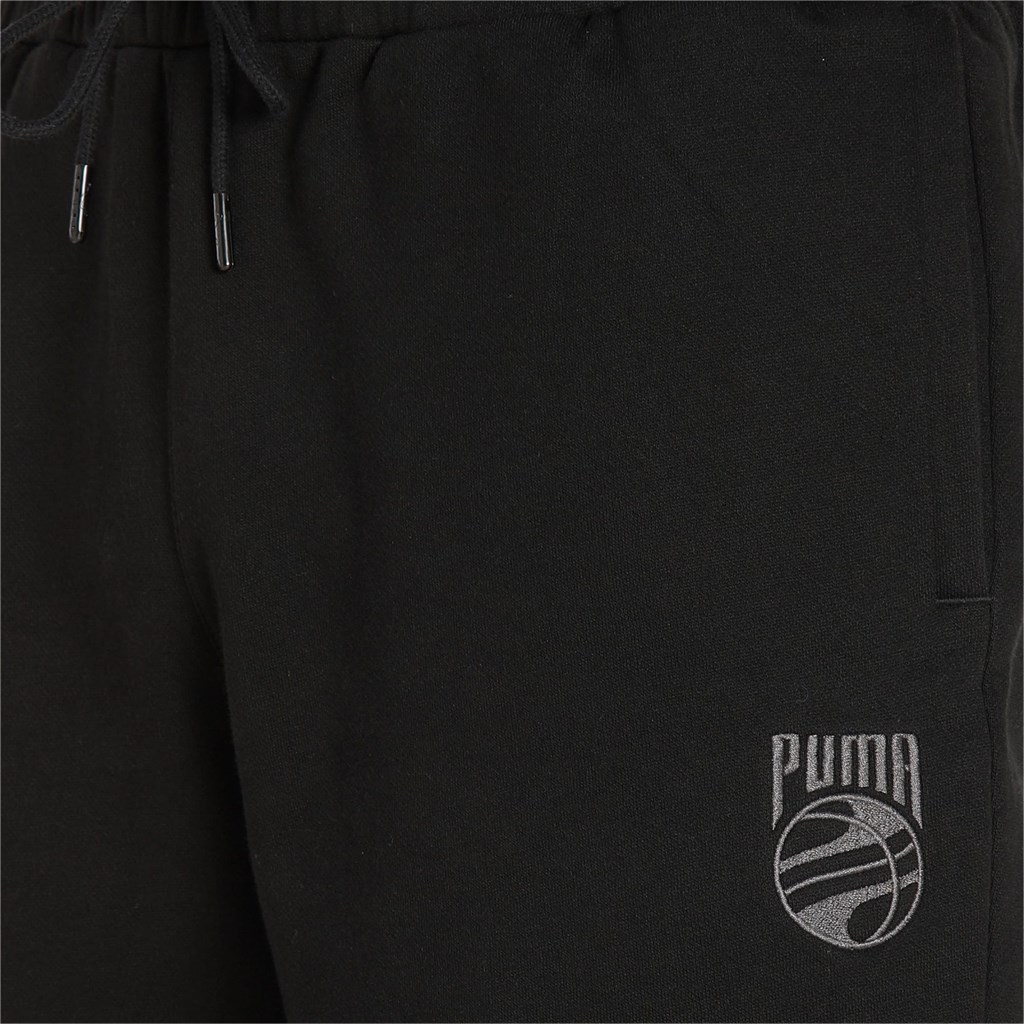 Black Puma Booster Basketball Men's Shorts | 6527OTDVG