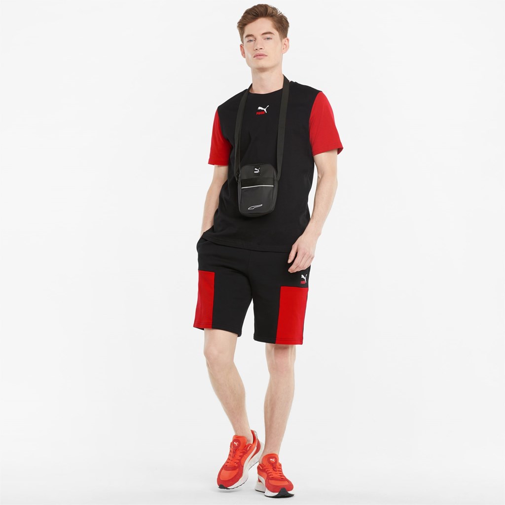 Black Puma CLSX Men's Shorts | 9301VNYFP