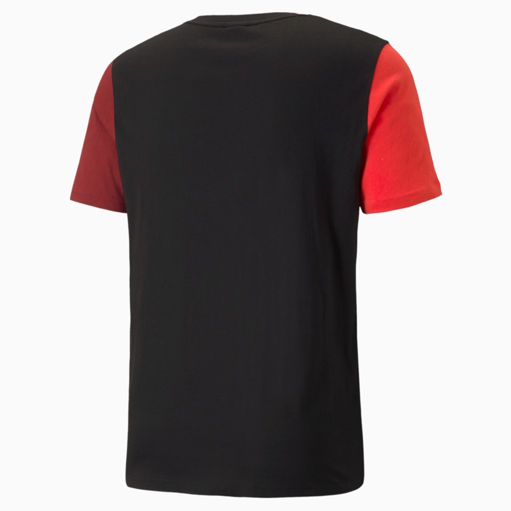 Black Puma CLSX Men's Tee | 9260AVOUE