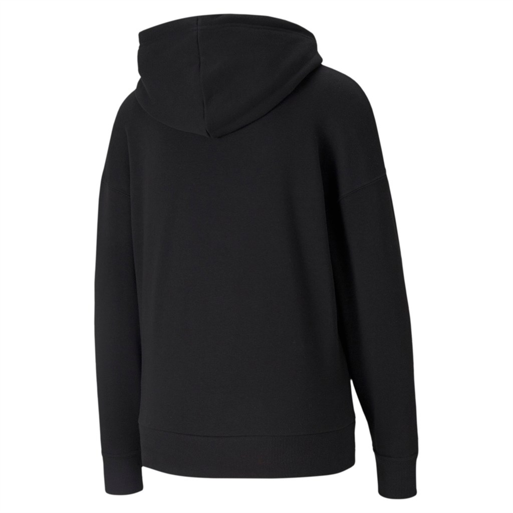 Black Puma Classics Logo Women's Hoodie | 5014LNJMS