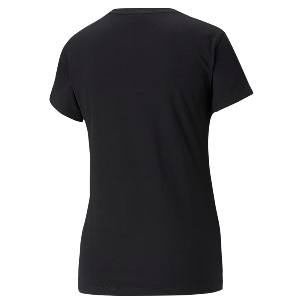 Black Puma Classics Logo Women's Tee | 2465NWVKT